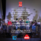 “Musica e Solidarietà” Concerto in memoria del Prof. Angelo Orlacchio